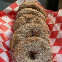 Italian Doughnuts · House specialty. Our Insanely delicious cinnamon sugar doughnuts are made to order. 5 pieces