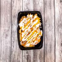 Cheese Fries Overload · Fries covered with cheese, ranch dressing.