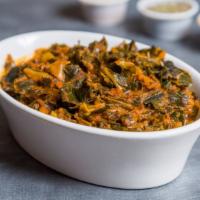 Efo Riro · West African collard green stew.