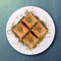 Baklava Walnut  Bite · A layered pastry dessert made with filoÂ pastry, filled with chopped nuts, and sweetened wit...