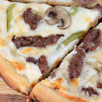 Philly (12'') · Steak or chicken with grilled onions, green peppers and mozzarella with your choice of white...