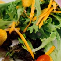 Fresh House Salad · Fresh house salad gem lettuce, avocado, radish, lime vinegarette.