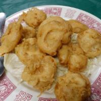 Fried Scallops (10) · Spicy.