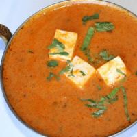 Paneer Tikka Masala · Gluten-free. Marinated paneer cubes cooked with pretty rich sauce made with yogurt, onion, t...