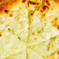 Garlic Bread · 10 inch round pizza bread with garlic sauce and melted mozzarella cheese.