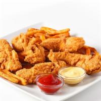 Chicken Tenders (5 Pcs) · with fries and can of soda