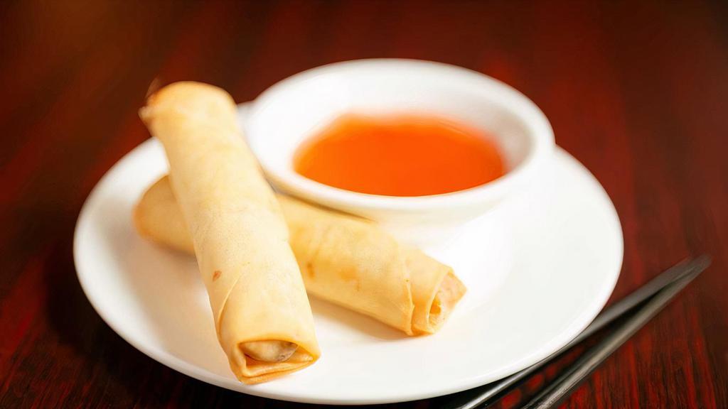 Spring Rolls (2) · No meat.