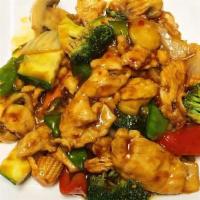 Chicken With Garlic Sauce · Hot and spicy