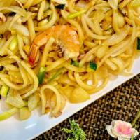 K17-1 Stir Fried Udon With Seafood · Stir - fried udon with Seafood and vegetable.