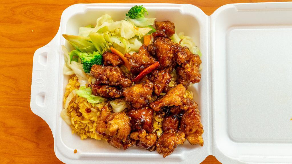 General Tso'S Chicken · Served with rice or noodle & vegetable.