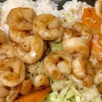 Shrimp Teriyaki · Served with rice or noodle & vegetable.