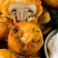 Fried Mushroom · Served with ranch.