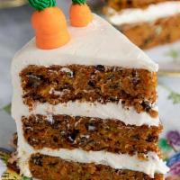 Carrot Cake · All natural made with real cream cheese.