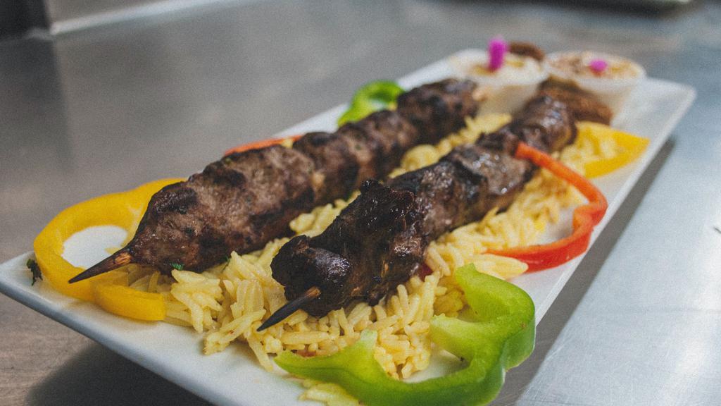 Beef Kabob · Classic beef kabob marinated & grilled to perfection