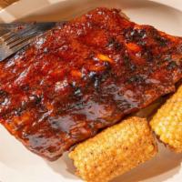 Baby-Back Ribs · Includes  two (2) side items, and your choice of bread.