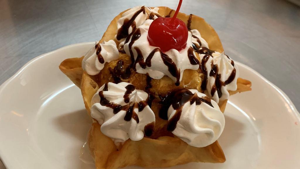 Fried Ice Cream · Vanilla Ice Cream mix with frosted cereal.