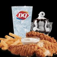 Chicken Strips Basket · A DQ® signature, 100% all-tenderloin white meat chicken strips are served with crispy fries,...