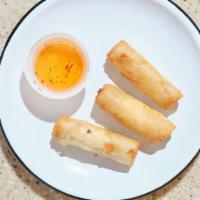 Spring Rolls · cabbage, carrots, vermicelli noodle; sweet sour sauce