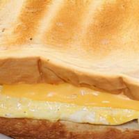 Egg & Cheese Sandwich · Served with 1 scrambled egg, and 1 cheese on your choice of bread.