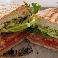 St Julien Sub · Italian meats, provolone cheese, lettuce, tomatoes, onions, roasted red peppers, oil, vinega...