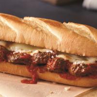 Meatball Sub · Meatballs, provolone cheese and our signature sauce
