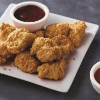 Chicken Dippers · Tender, boneless chicken with your choice of dipping sauce.