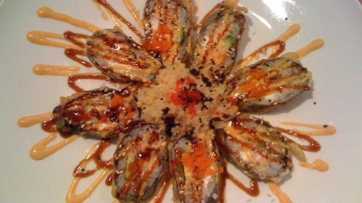 Tnt Roll · Spicy tuna, avocado with spicy mayo and eel sauce.