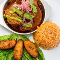 Lunch Cochinita Pibil · This traditional mexican slow roasted pork, dish from yucatan, mexico (mayan origin) meat ma...
