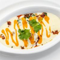 Margaritas Dip · Pork sausage chorizo cooked with fresh spinach, oaxaca cheese, cheese dip, and corn chipotle...