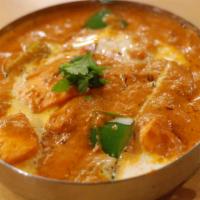 Paneer Tikka Masala · Cottage cheese chunks cooked in a traditional tikka masala sauce with bell peppers and onion...