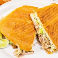 Carnitas · Pork chunks. All Mexican subs come with mayonnaise tomatoes, onions, jalapeno peppers, and a...