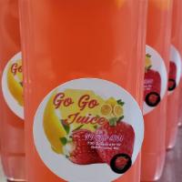 Go Go Juice · Strawberry Lemonade Juice that was created for your Thirst.  Delicious