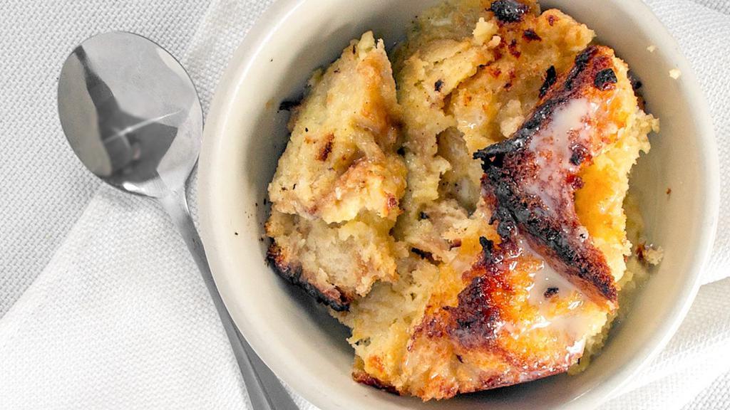 Bourbon Bread Pudding · Our Homemade Bourbon Bread Pudding is a must try for those with a sweet tooth. Comes with A signature Bourbon Sauce that will keep you coming back for more!