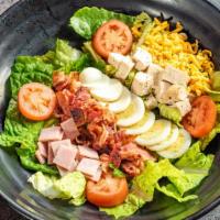 Cobb Salad · Our version of the traditional salad with boar's head ham, maple-cured bacon, chopped hard b...