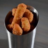 Cheese Curds · Real Wisconsin cheese curds, lightly breaded.  Choose regular or garlic