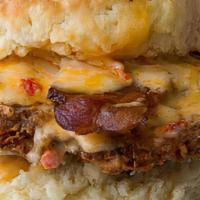Southern Chicken · With pimento cheese and bacon.