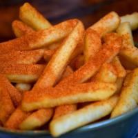House Special Fries · French fries spiced with light chili powder, and served with spicy chipotle sauce on the side.
