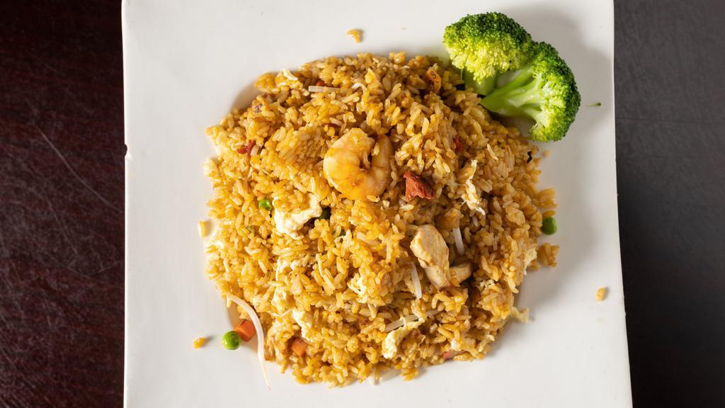 House Special Fried Rice · Chicken, pork, shrimp.