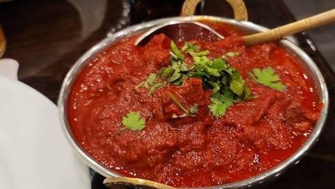 Vindaloo · Tangy spicy curry with hints of Indian masalas and potatoes.