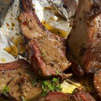 1/2 Rack Lamb Chops · Mary dropped it off at da trap we took something and smoked em to perfection and glazed them...
