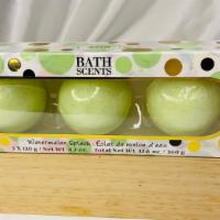 Watermelon Bath Bomb · Drop bath fizzy into warm bath and enjoy!