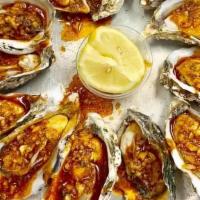Steam Oysters · Steamed oyster choose spice level.