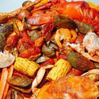 Make You Own Seafood · Choose At least 2 items or more, Served with corn and potato