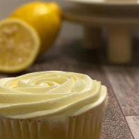 Lemon Silk · Velvety lemon cake topped with silky lemon cream cheese frosting