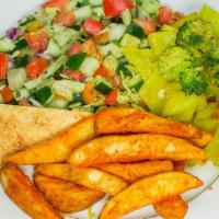 Vegetarian Platter · Any three veggie sides of your choice from (white rice, lentil rice, sweet rice, spicy rice,...