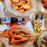 Seafood In Bag (Half Lb) · * Creamy Garlic Butter is spicy
