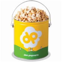 Tiny Tin · One Gallon (16 cups) of Fresh Popped gourmet delicious Doc Popcorn in your choice of flavor!