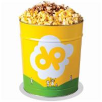 Big Tin · Three and 1/2 Gallons (56 cups) of Fresh Popped delicious gourmet Doc Popcorn in your choice...