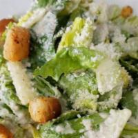 Caesar Salad · Romaine, Parmesan, Garlic Croutons.