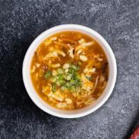 Hot And Sour Soup · Spicy and sour flavored with hot pepper and vinegar.